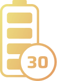 30hr BATTERY LIFE Icon