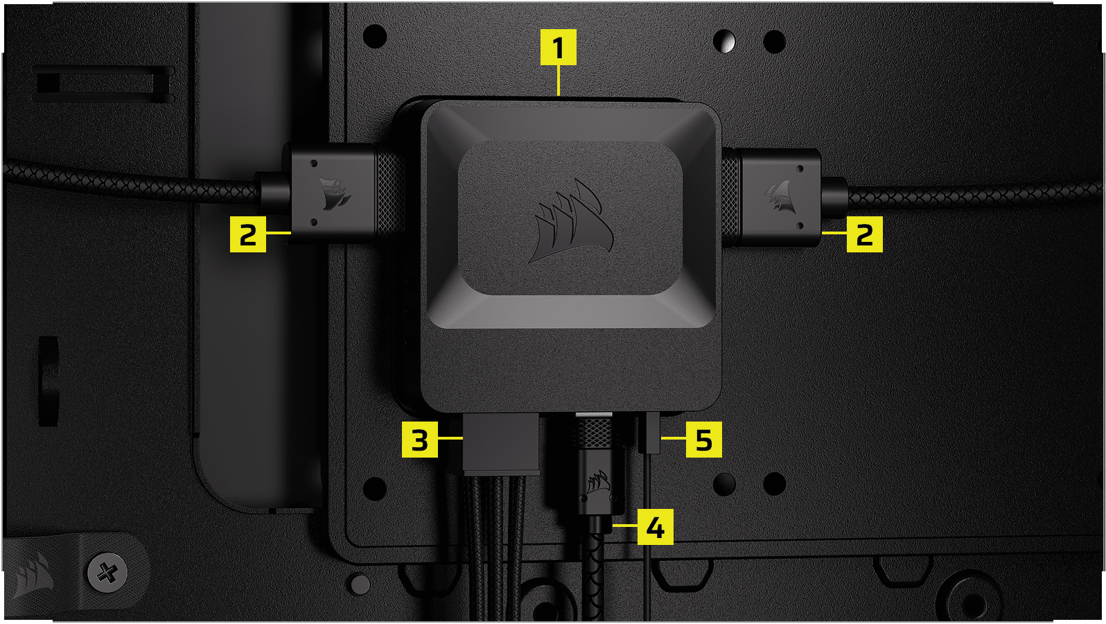 iCUE LINK SYSTEM HUB OVERVIEW | MEDIA | BLACK | iCUE LINK SYSTEM