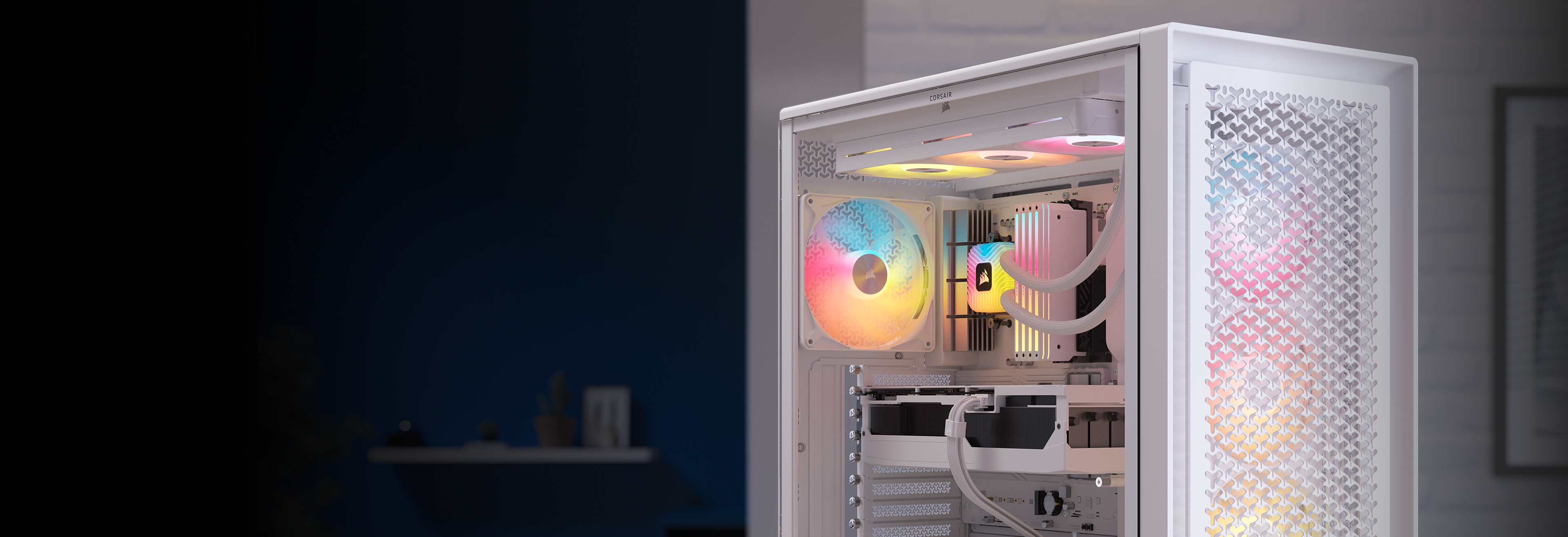 RS120 II ARGB 120mm PWM Fan - White | Left Right Block | Lighting Made Easy | Media