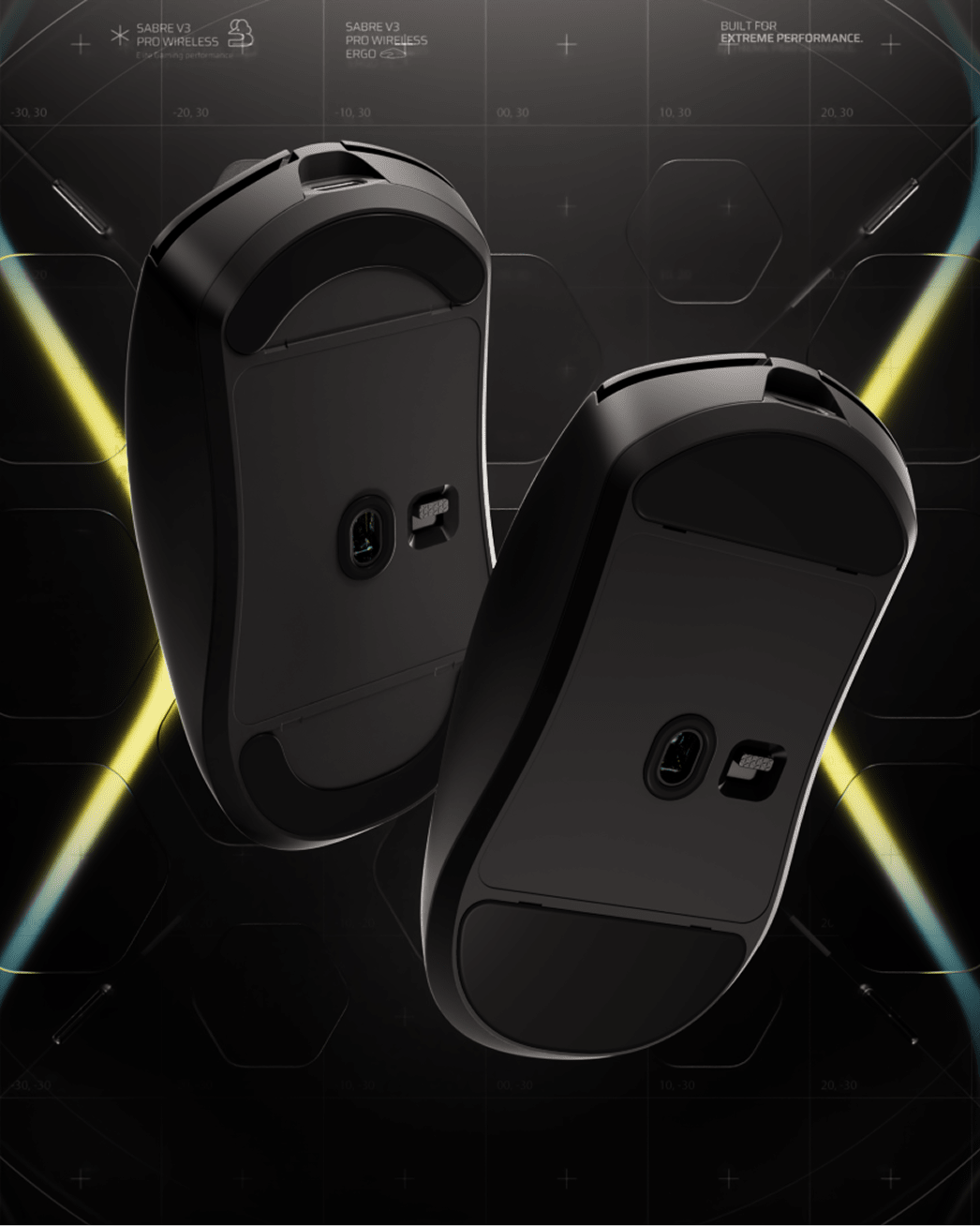 MOUSE SKATES FOR GLIDE CONTROL