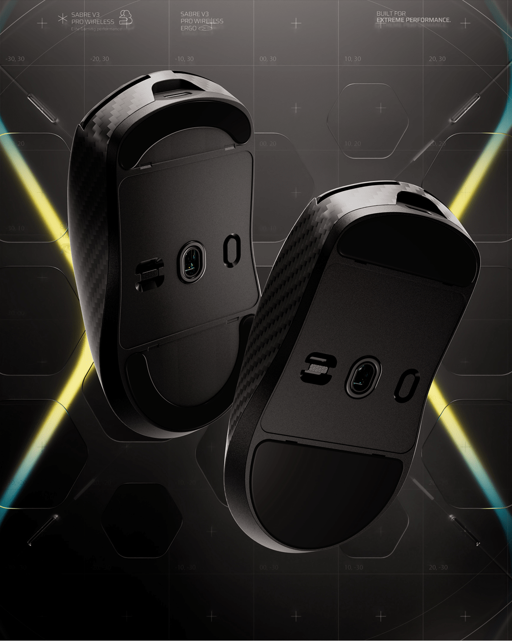 MOUSE SKATES FOR GLIDE CONTROL