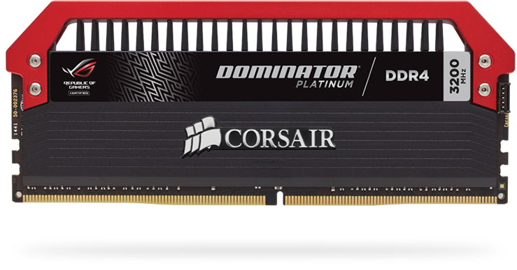 DOMINATOR® PLATINUM RGB 16GB (2 x 8GB) DDR4 DRAM 3200MHz C16 