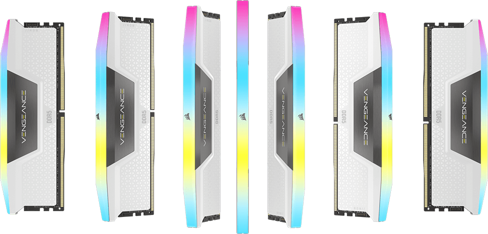 VENGEANCE® RGB 32GB (2x16GB) DDR5 DRAM 5600MHz C36 Memory Kit — Black