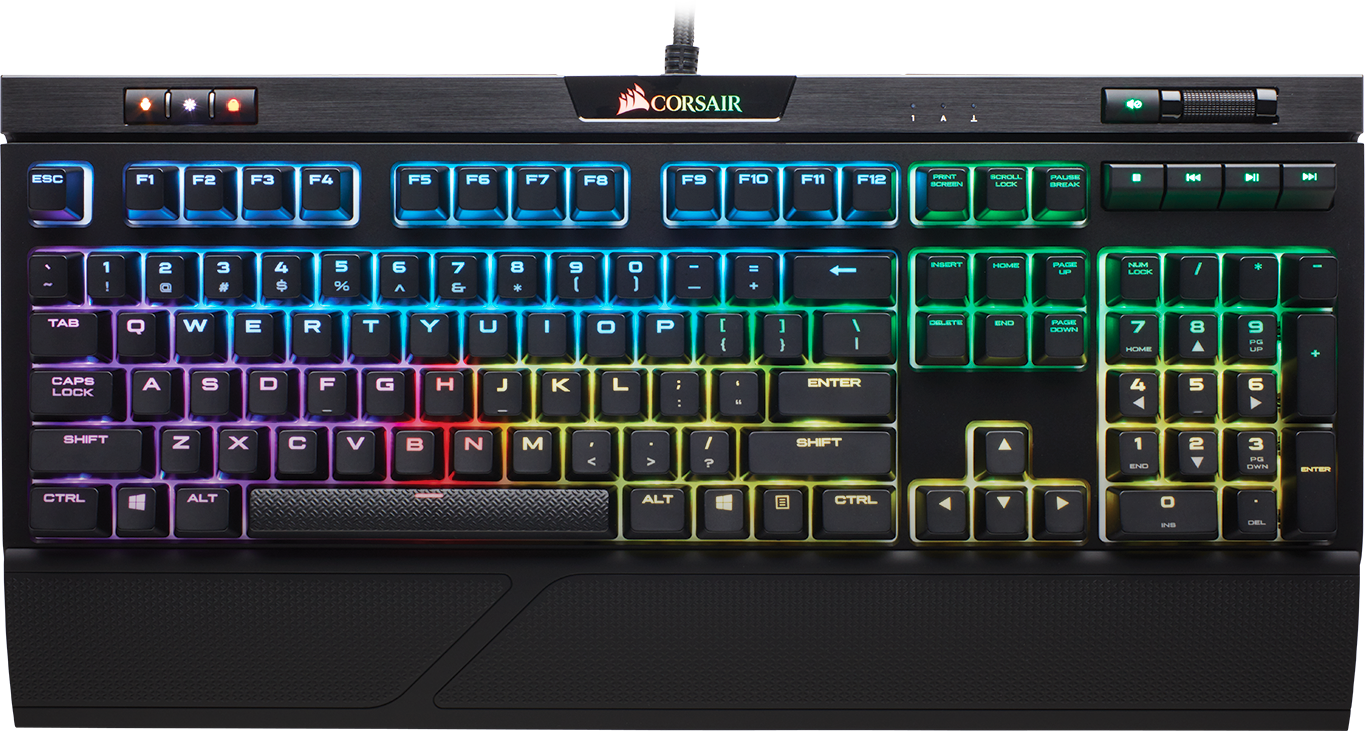 K70 RGB MK.2 Low Profile RAPIDFIRE Mechanical Gaming Keyboard
