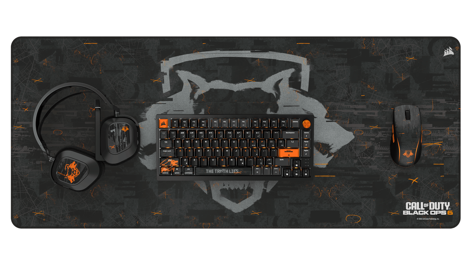Corsair HS80 Rgb Wireless Premium Gaming Headset with Spatial Audio – Call OF Duty Black Ops 6 Edition — фото 6