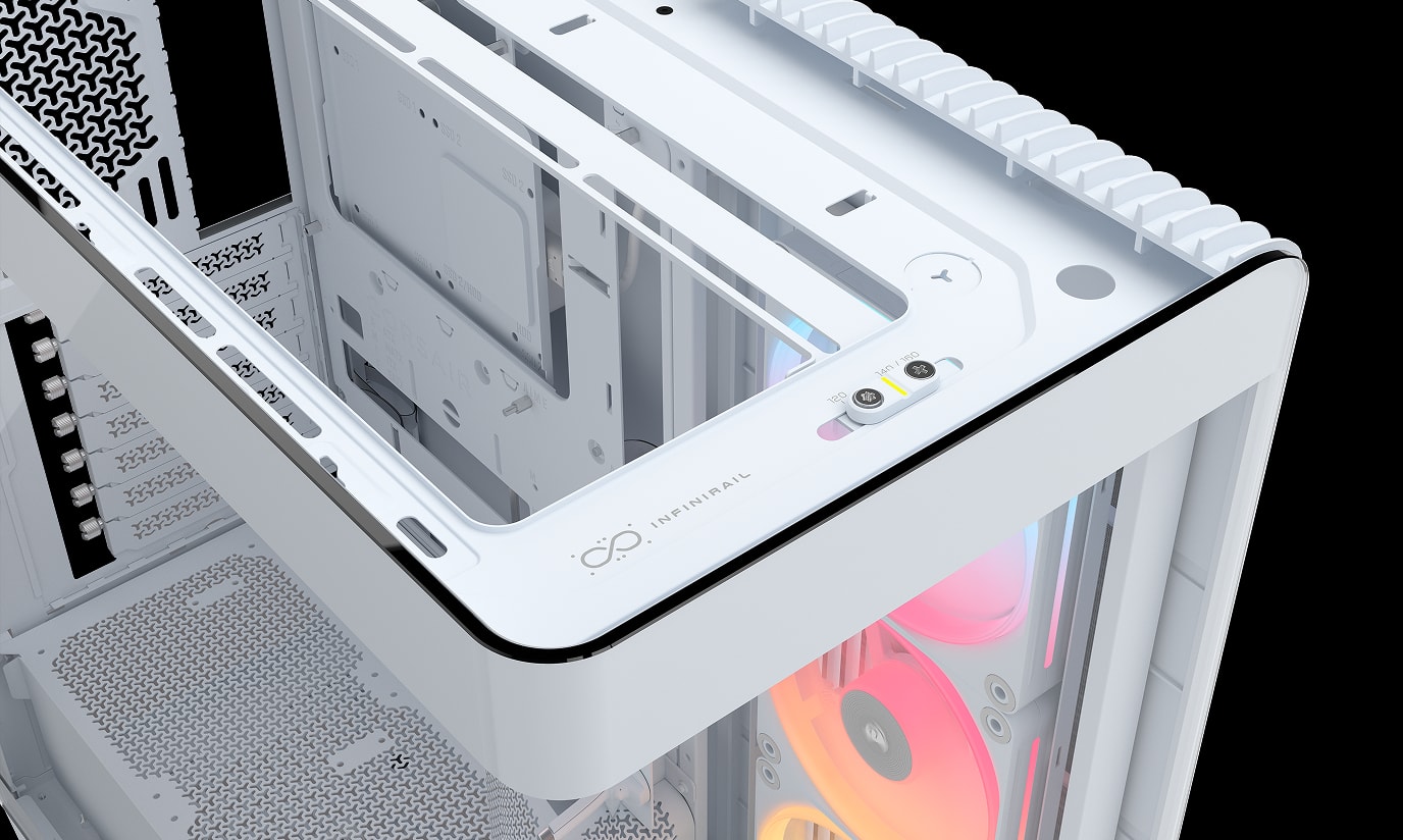 FRAME 4500X LX-R RGB iCUE LINK Panoramic Glass Mid-Tower PC Case