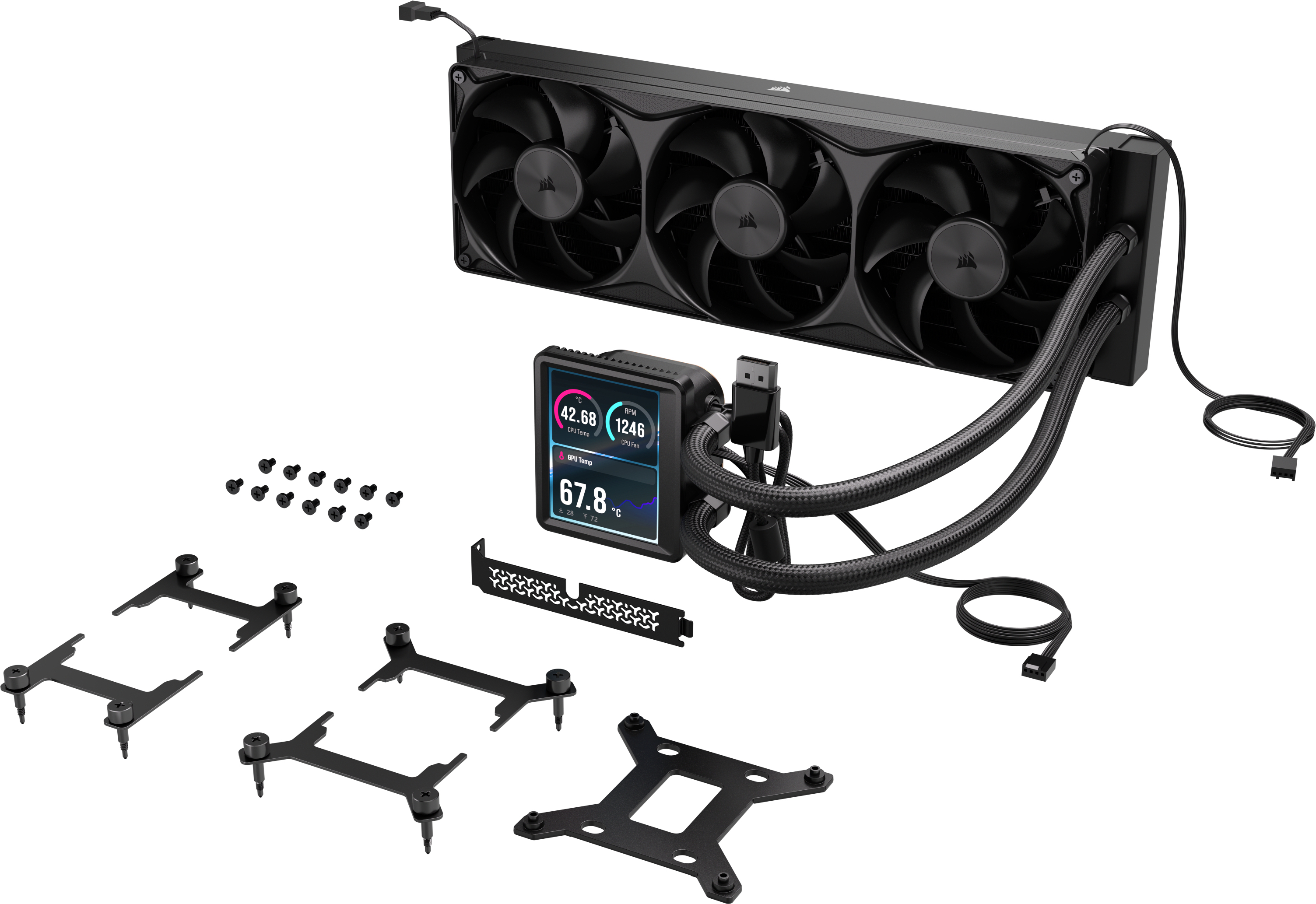 NAUTILUS II 360 RS LCD Liquid CPU Cooler