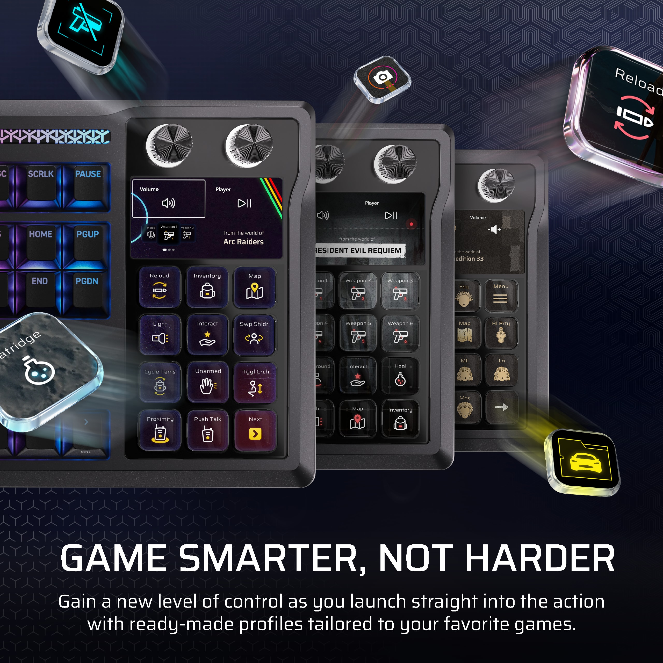 Corsair Galleon 100 SD Stream Deck-Integrated Mechanical Keyboard, цвет: Чёрный — фото 5
