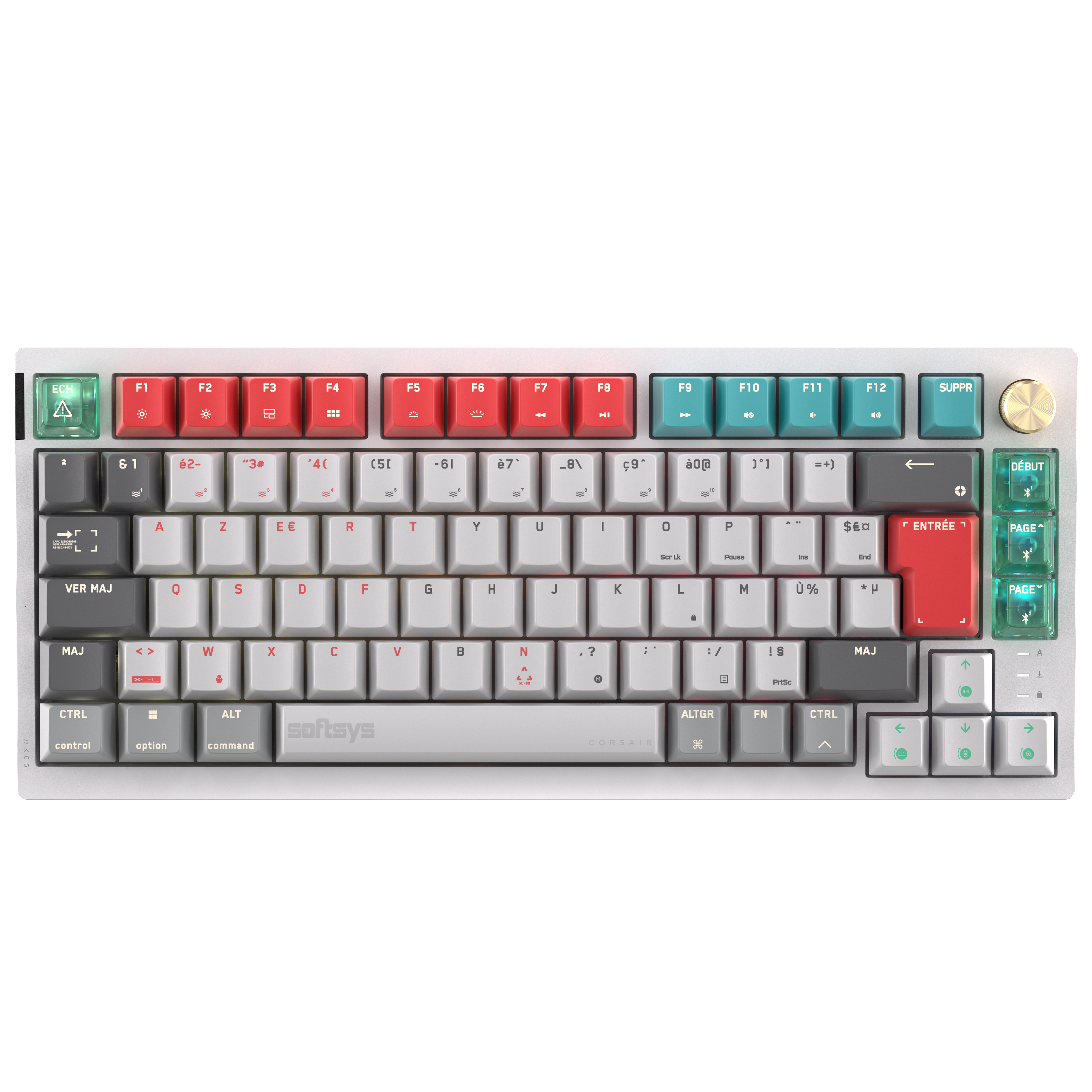 K65 PLUS WIRELESS 75% RGB Mechanical Gaming Keyboard - Cyberpunk ...