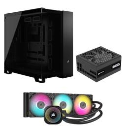 6500X Case, RM850x, and Titan 360 CPU Cooler Components Bundle