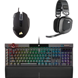 K100 OPX Keyboard + SCIMITAR ELITE Mouse + HS80 WIRELESS Headset