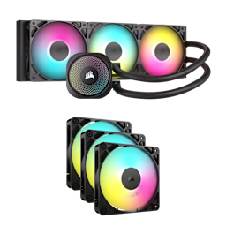 Nautilus 360 RGB CPU Cooler and RS120 RGB Triple Fan Bundle