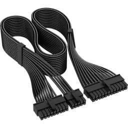 Corsair Type-4 Debossed ATX Motherboard (24-pin) Cable, 610mm, Black