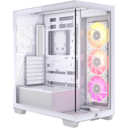 iCUE LINK 3500X RGB Mid-Tower PC Case - White