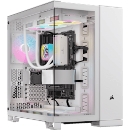 6500X Mid-Tower Dual Chamber PC Case - White