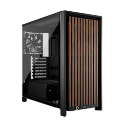 FRAME 4000D WOOD RS Modular Mid-Tower PC Case - Black/Walnut
