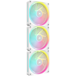iCUE LINK LX120 RGB 120mm PWM Fans Starter Kit - White