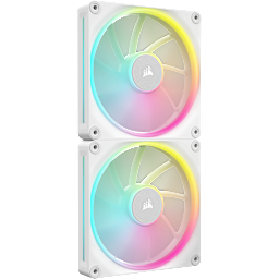 iCUE LINK LX140 RGB 140mm PWM Fans Starter Kit - White