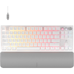 K70 PRO TKL High-Performance Hall Effect Programmable Gaming Keyboard with Rapid Trigger - White