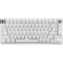 K65 PLUS 75% RGB Mechanical Gaming Keyboard for Mac and PC – Frost White