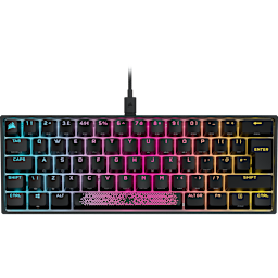 K65 RGB MINI 60% Mechanical Gaming Keyboard — CHERRY MX Red (UK) — Black
