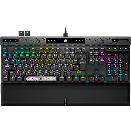 K70 MAX RGB Magnetic-Mechanical Gaming Keyboard — Adjustable CORSAIR MGX Switches — Steel Grey (ND)