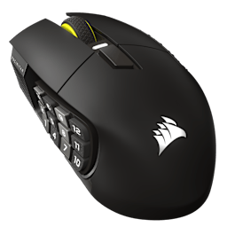 SCIMITAR ELITE WIRELESS SE MMO Gaming Mouse – Gun Metal