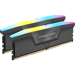 VENGEANCE® RGB 96GB (2x48GB) DDR5 DRAM Up To 6000MT/s CL36 AMD EXPO & Intel XMP Memory Kit