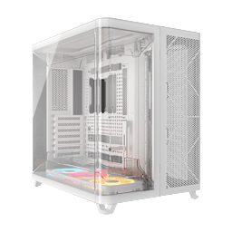 AIR 5400 LX-R RGB iCUE LINK Triple Chamber Mid-Tower PC Case - White