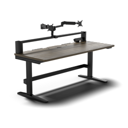 Platform:6 Elevate Desk - Wood, Dark Walnut Stain