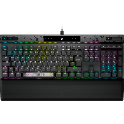 K70 MAX RGB Magnetic-Mechanical Gaming Keyboard — Adjustable CORSAIR MGX Switches — Steel Grey (DE)