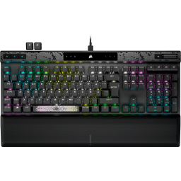 K70 MAX RGB Magnetic-Mechanical Gaming Keyboard — Adjustable CORSAIR MGX Switches — Steel Grey (ND)