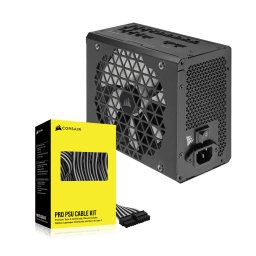 RM1000x Shift with Premium Sleeved Type-5 Pro Cables Kit - White/Black
