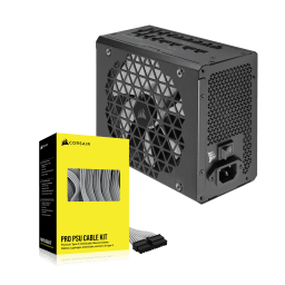 RM1200x Shift with Premium Sleeved Type-5 Pro Cables Kit - White