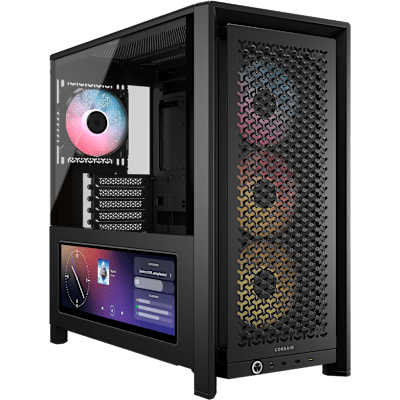Corsair 4000D airflow黒 CORSAIR 4000D AIRFLOW ATX Mid Tower PC Case Black CC-9011200-WW