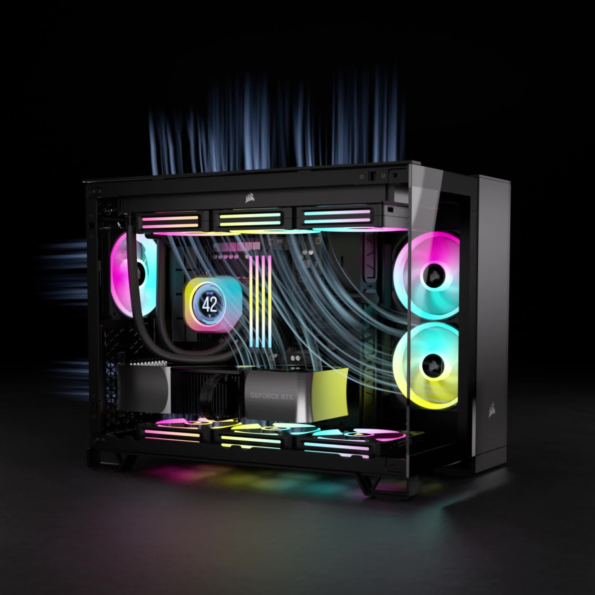 2500X Mid-Tower Dual Chamber PC Case - White 2500X Mid-Tower Dual Chamber PC Case - White