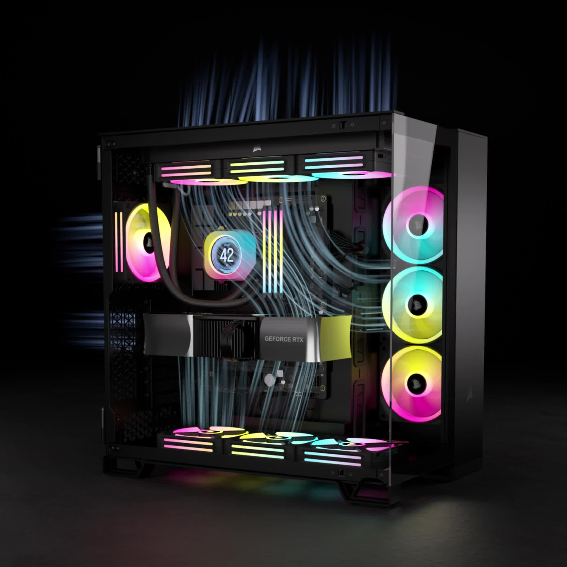 冬ギフト セ 6500X ミッドタワー デュアルチャンバー PC ケース - ホワイト 配信機器・PA機器・レコーディング機器