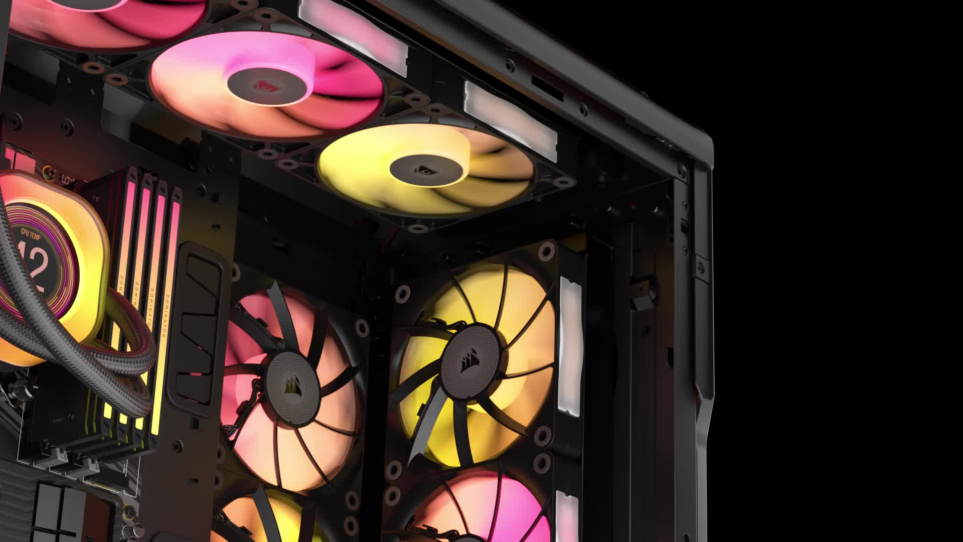 iCUE LINK 5000T LX RGB ミッドタワー 高性能 PC ケース