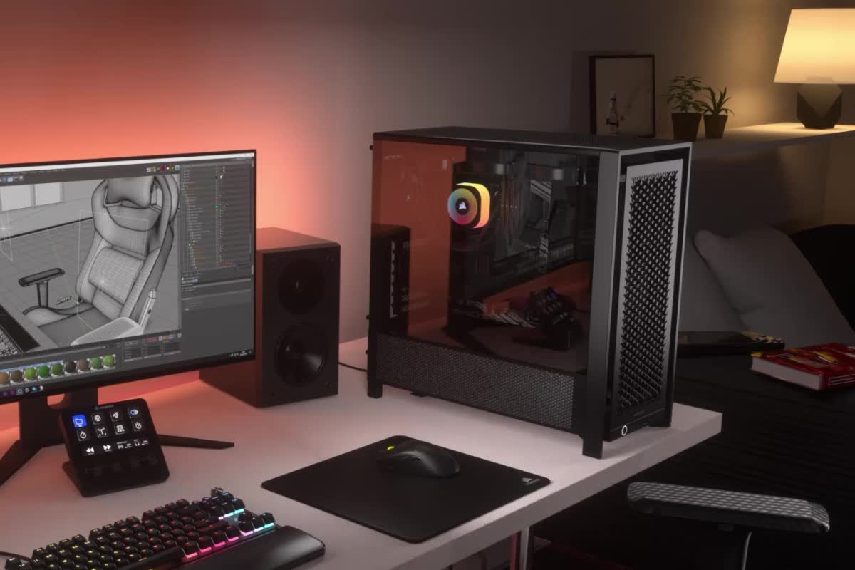 CORSAIR FRAME 4000D Performance ブラック FRAME 4000D RS ARGB Modular Mid-Tower PC Case